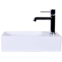 Товар: Раковина Orange 38 L B05-375LW Белая глянцевая - фото 7 Раковина Orange 38 L B05-375LW Белая глянцевая — фото 7, Мини-раковины