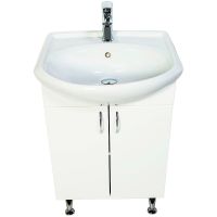 Товар: Тумба с раковиной Orange Роса 50 Ro-50TUW+RA Белый глянец - фото 2 Тумба с раковиной Orange Роса 50 Ro-50TUW+RA Белый глянец — фото 2, Тумбы с раковиной