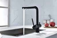 Смеситель для кухни Paulmark Serpentine Se213222-401 Антрацит — фото 4, Смесители для кухни