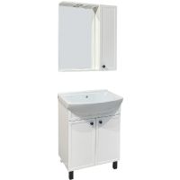 Тумба под раковину Runo Римини 65 00-00001254 Белая — фото 3, Тумбы под раковину