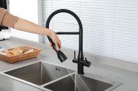 Смеситель для кухни Gappo G4399-76 Черный матовый — фото 13, Смесители для кухни