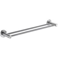 Полотенцедержатель Haiba HB8309 двойной Нержавеющая сталь — фото 1, Полотенцедержатели