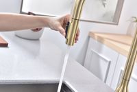 Смеситель для кухни Paulmark Universal Un213880-SBG Светлое брашированное золото — фото 6, Смесители для кухни