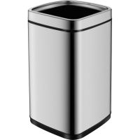Ведро для мусора WeltWasser Noland MT 9L 10000003983 Матовая сталь — фото 1, Мусорные ведра