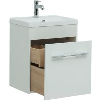 Товар: Тумба под раковину Aquanet Августа 50 274140 подвесная Белый глянец - фото 6 Тумба под раковину Aquanet Августа 50 274140 подвесная Белый глянец — фото 6, Мебель для ванной