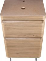 Тумба под раковину Style Line Атлантика Люкс Plus 60 Ясень перламутр арт-СС-00002216 — фото 5, Тумбы под раковину