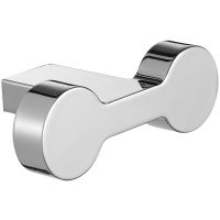 Двойной крючок Jacob Delafon Singulier 5218D-CP Хром — фото 1, Крючки для полотенец