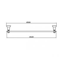 Полотенцедержатель Kaiser KH-4007 Бронза — фото 2, Полотенцедержатели