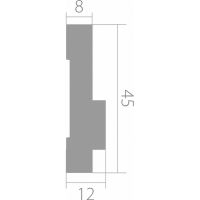 Молдинг Ultrawood U 026 2440x45x12 мм — фото 3, Молдинги