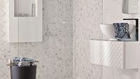 Керамическая плитка Porcelanosa Marmol Carrara Blanco Mosaico 100292087 настенная 33,3х100 см — фото 2, Керамическая плитка