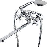 Смеситель для ванны Gappo G2242 универсальный Хром — фото 1, Смеситель для ванны