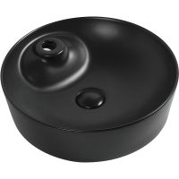 Раковина-чаша Aquanet Луна 43 273671 Черная матовая — фото 1, Раковины накладные