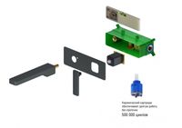 Смеситель для раковины Timo Torne 4371/03SM Черный — фото 4, Смесители