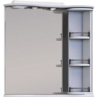 Зеркало со шкафом Vigo Callao 70 zsh.CAL.70.El с подсветкой Белое — фото 4, Зеркальные шкафы в ванную