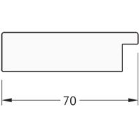 Зеркало Evoform Definite 76х56 BY 3048 в багетной раме - Серебряный дождь 70 мм — фото 6, Мебель для ванной