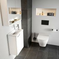 Зеркальный шкаф Ravak MC Classic II 70 X000001470 с подсветкой Белый глянцевый — фото 6, Зеркальные шкафы в ванную