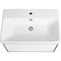 Тумба под раковину Aquaton Либерти 70 1A279801LYC70 подвесная Дуб эльвезия Белая — фото 19, Тумбы под раковину