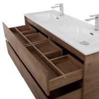 Тумба под раковину BelBagno Kraft 120 KRAFT-1200-4C-SO-2-RT подвесная Rovere Tabacco — фото 8, Тумбы под раковину