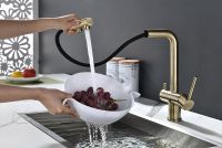 Смеситель для кухни Paulmark Serpentine Se213222-BR Бронза — фото 14, Смесители для кухни