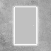 Зеркальный шкаф BelBagno Marino 50 SPC-MAR-500/800-1A-LED-TCH с подсветкой Белый — фото 1, Зеркальные шкафы в ванную