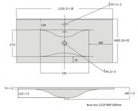 Товар: Тумба с раковиной SanVit Флай 120 kfly2120 с фактурой под дерево подвесная Кедр - фото 7 Тумба с раковиной SanVit Флай 120 kfly2120 с фактурой под дерево подвесная Кедр — фото 7, Тумбы с раковиной
