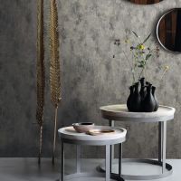 Обои RASCH Factory Style 947373 Винил на флизелине (1,06*10,05) Бежевый, Штукатурка — фото 2, Обои для стен