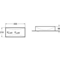 Раковина SantiLine 43 R SL-2009RMB Черная матовая — фото 2, Мини-раковины