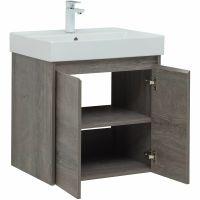 Товар: Тумба с раковиной Aquanet Nova Lite 60 302524 подвесная Дуб рошелье - фото 5 Тумба с раковиной Aquanet Nova Lite 60 302524 подвесная Дуб рошелье — фото 5, Тумбы с раковиной