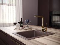 Смеситель для кухни Paulmark Honner Ho212018-G Золото — фото 2, Смесители