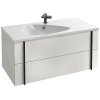 Тумба под раковину Jacob Delafon Nouvelle Vague 100 EB3032-N18 подвесная Белый глянец — фото 1, Тумбы под раковину