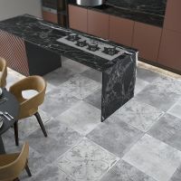 Керамогранит Керамин Турин 1 серый подполированный 60х60 см — фото 2, Керамогранит