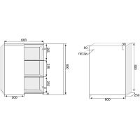 Товар: Подвесной шкаф Style Line Атлантика 60 Старое дерево - фото 5 Подвесной шкаф Style Line Атлантика 60 Старое дерево — фото 5, Мебель для ванной