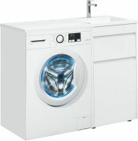 Товар: Тумба с раковиной Aquanet Токио 110 R 239299 Белая - фото 9 Тумба с раковиной Aquanet Токио 110 R 239299 Белая — фото 9, Мебель для ванной