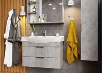 Товар: Тумба под раковину Onika Девис 80.13 108048 подвесная Бетон чикаго - фото 2 Тумба под раковину Onika Девис 80.13 108048 подвесная Бетон чикаго — фото 2, Мебель для ванной