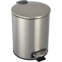 Ведро для мусора Boheme Uno 10426-NB Никель — фото 1, Мусорные ведра