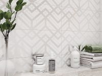 Керамический декор Cersanit Alrami геометрия серый 15916 20х44 см — фото 2, Керамическая плитка