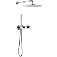 Душевая система Timo Saona SX-2359/00SM с термостатом Хром — фото 1, Встраиваемые душевые комплекты