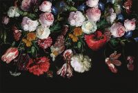 Товар: Фреска Ortograf Цветы 6742 Фактура бархат FX Флизелин (4,5*2,7) Черный/Разноцветный, Цветы - фото 2 Фреска Ortograf Цветы 6742 Фактура бархат FX Флизелин (4,5*2,7) Черный/Разноцветный, Цветы — фото 2, Фрески