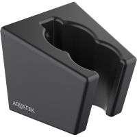 Держатель ручного душа Aquatek AQ2402MB Черный матовый — фото 1, Душевое оборудование. Душевая программа
