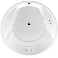 Акриловая ванна Excellent Great Arc 160x160 WAEX.GRE16.LINE.CR с гидромассажем — фото 1, Ванны