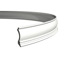 Карниз гибкий Европласт 1.50.208 2000x70x70 мм — фото 1, Карнизы