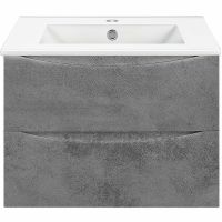 Тумба под раковину Vincea Mia 70 VMC-2MC700BT подвесная Beton — фото 1, Тумбы под раковину
