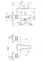 Комплект смесителей Vidima Calista B1435AA Хром — фото 6, Готовые комплекты для ванной комнаты