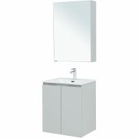 Товар: Комплект мебели для ванной Aquanet Алвита New 60 274531 подвесной Серый матовый - фото 3 Комплект мебели для ванной Aquanet Алвита New 60 274531 подвесной Серый матовый — фото 3, Комплекты мебели для ванной