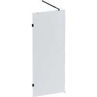 Душевая перегородка AM.PM X-Joy 80 W94WI-80-F1-BTE профиль Черный стекло прозрачное — фото 1, Душевые перегородки