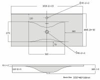 Товар: Тумба с раковиной SanVit Сити 100 ksity100 в цвете Ral подвесная Белая глянцевая - фото 7 Тумба с раковиной SanVit Сити 100 ksity100 в цвете Ral подвесная Белая глянцевая — фото 7, Тумбы с раковиной