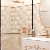 Керамическая плитка Eurotile (Rus) Istambul Beige Decor Matt 5 IT 0154 M настенная 25х50 см — фото 2, Керамическая плитка