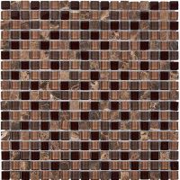 Мозаика Pixmosaic Камень и стекло PIX738 30x30 см — фото 1, Мозаика