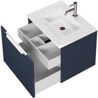 Тумба под раковину Creto Luna 60 17-Bl60 подвесная Blue — фото 4, Тумбы под раковину