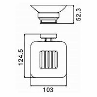 Мыльница Gappo G38 G3802 Хром — фото 2, Мыльницы